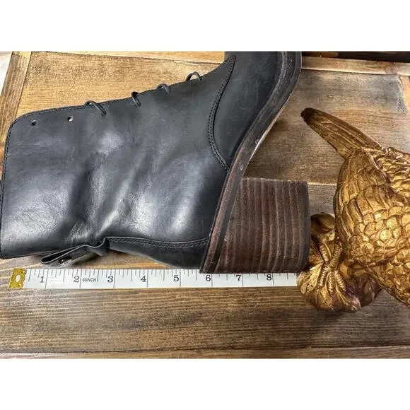 UGG Oriana Black Leather Boots - Picture 12 of 16